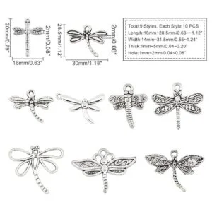 PH PandaHall 90 colgantes tibetanos de aleación de 9_3