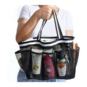 Ocim Bolsa de malla XL para ducha Cesta grande portátil_3