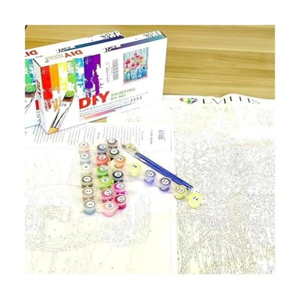 Pintura acrílica por número fácil para adultos y niños_6