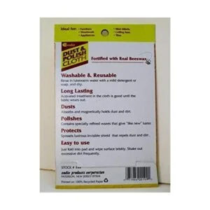 Polvo y paño de pulido de cera de abeja para muebles_2