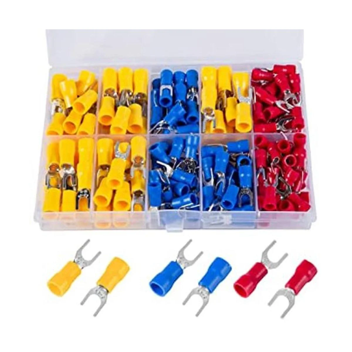 Breezliy 180 piezas 2216 1614 1210 CAE aislados horquilla_1