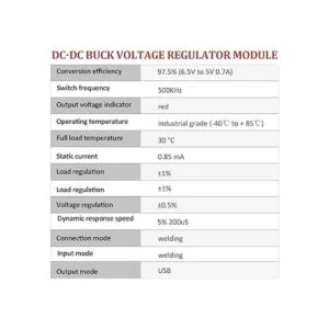 Módulo regulador de voltaje DCDC de 624 V 12 V24 V a 5 V_4