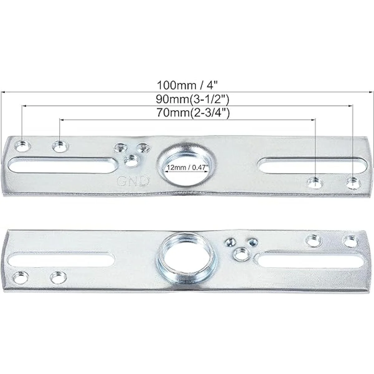 uxcell Luz Crossbar kit 4 pulgadas longitud soporte de_3