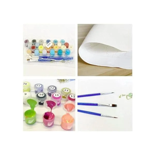 Pintura acrílica por número fácil para adultos y niños_4