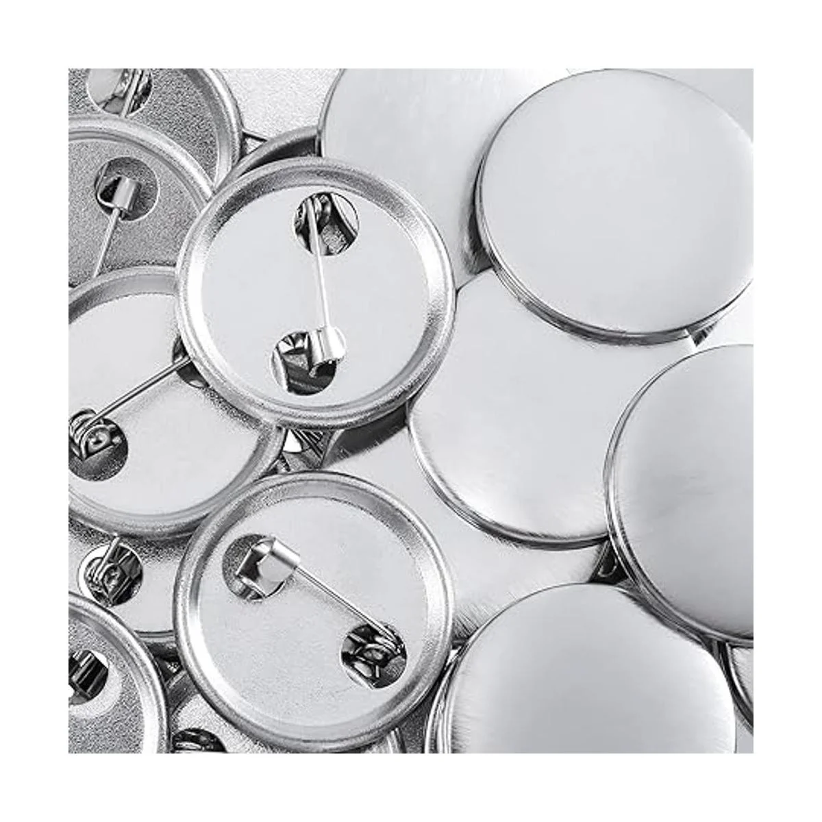 300 piezas de suministros para hacer botones en blanco_6