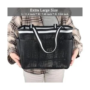 Ocim Bolsa de malla XL para ducha Cesta grande portátil_2