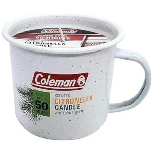 Coleman Repellents Taza de lata para exteriores vela de_2