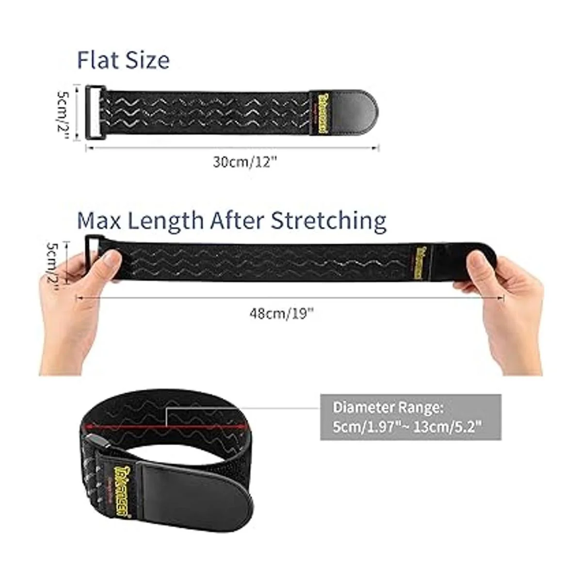 Trilancer Correas elásticas de cincha con tiras_3