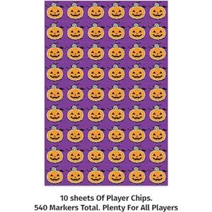 Juego de bingo de Halloween paquete de 30 cartas de_4