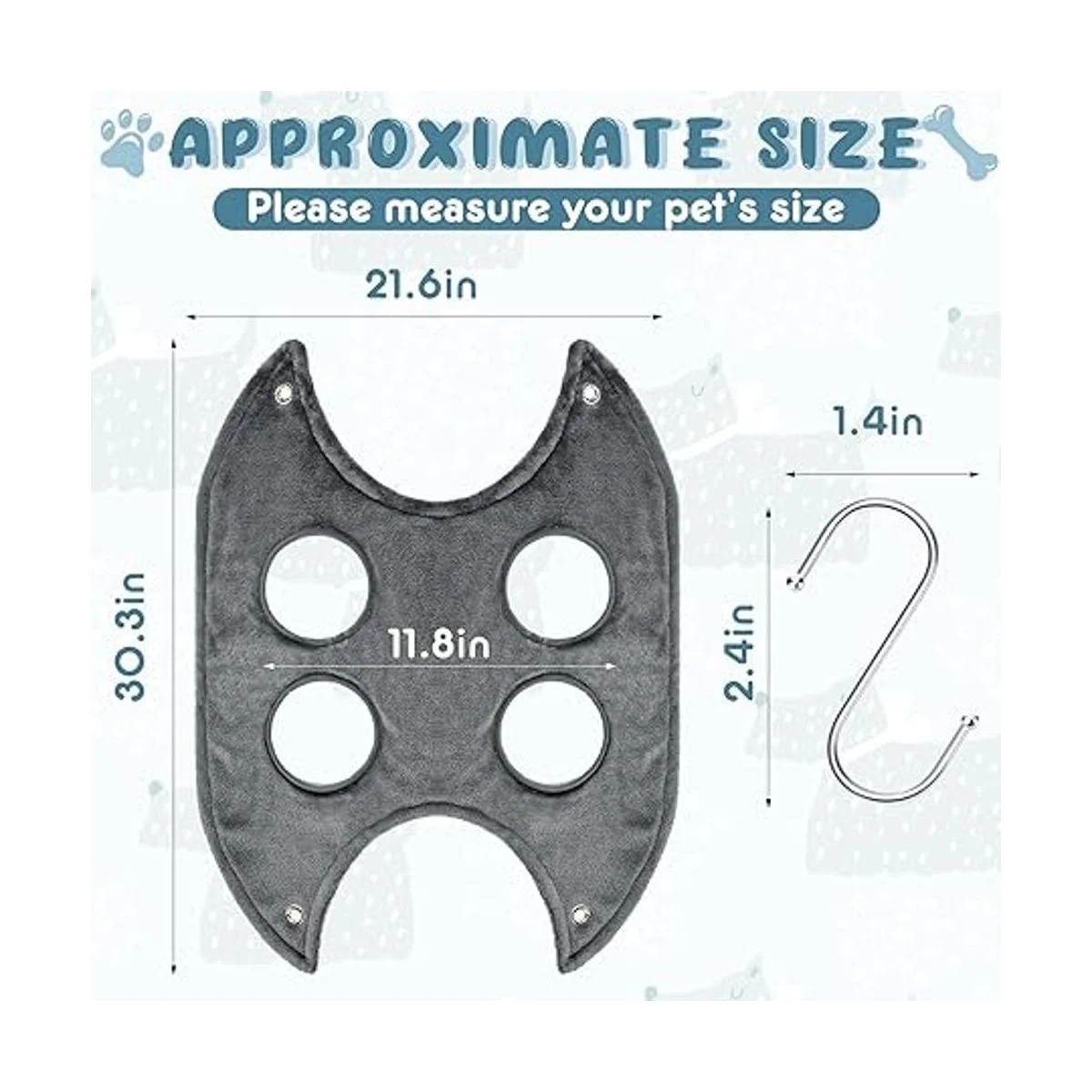 Shappy Hamaca ayudante para baño de perros bolsa de_2