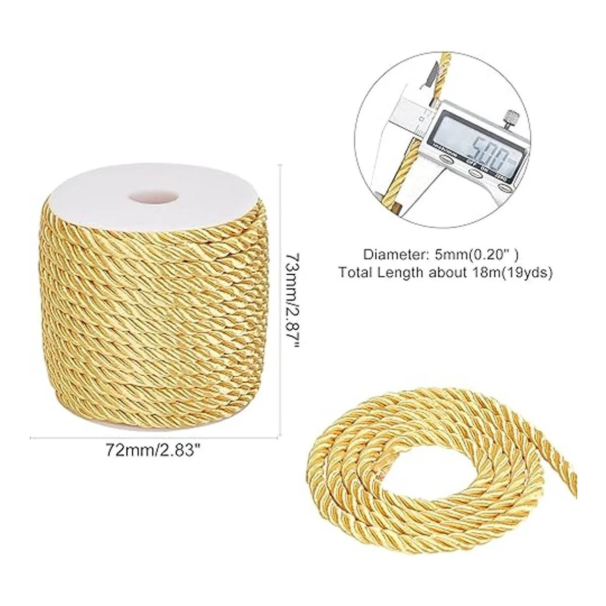 PH PandaHall Cuerda de cuerda dorada de 59 pies de 0.197_2