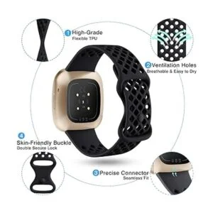 Maledan Correas compatibles con Fitbit Versa 3 Versa 4_2