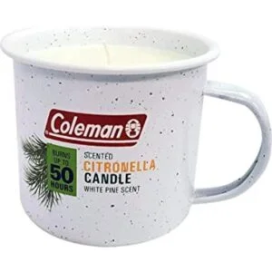 Coleman Repellents Taza de lata para exteriores vela de_1