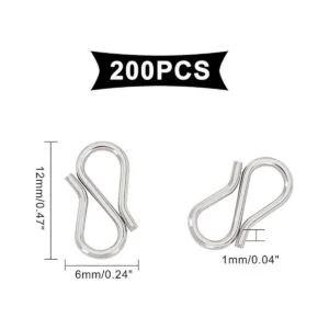 Unicraftale 200 ganchos de acero inoxidable 304 ganchos_5