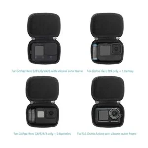 Funda para GoPro JSVER Funda de transporte para GoPro Hero_4