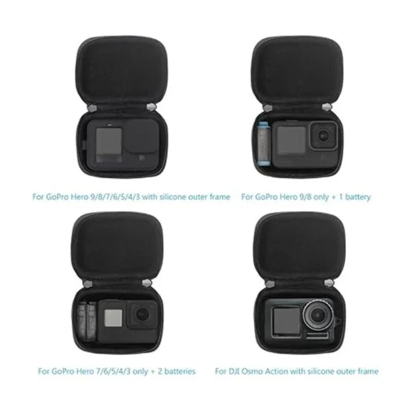 Funda para GoPro JSVER Funda de transporte para GoPro Hero_4