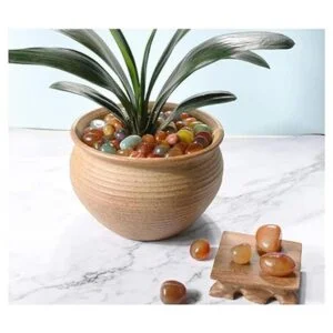 Amazmeet Piedras decorativas redondas pulidas piedra de_6