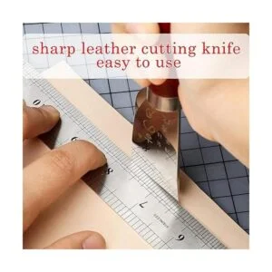 PIBOY Cuchillo de corte de cuero cuchillo de trabajo de_5