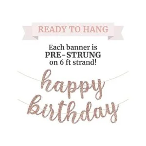 Cartel de feliz cumpleaños preencordado sin bricolaje_2