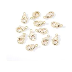 Benecreat 30 cierres de langosta chapados en oro de 18_5