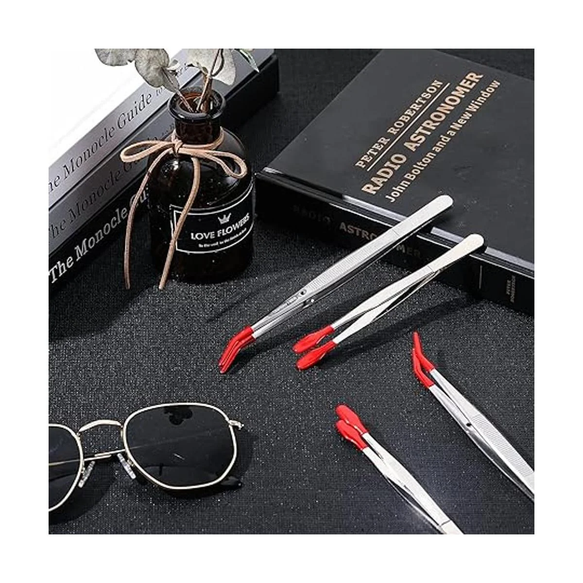 4 pinzas con puntas de goma con revestimiento de silicona_3