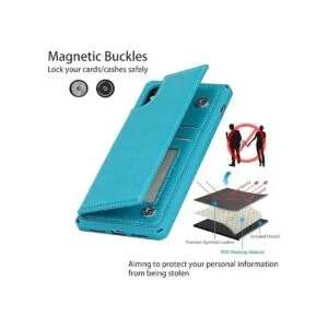 Cavor Funda para iPhone Xs Max funda para tarjetero tipo_4