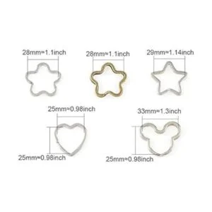 Lind Kitchen Llaveros de metal con forma de Mickey Mouse_6