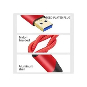 BELIPRO Cable de extensión USB de 5.9 ft paquete de 2_4