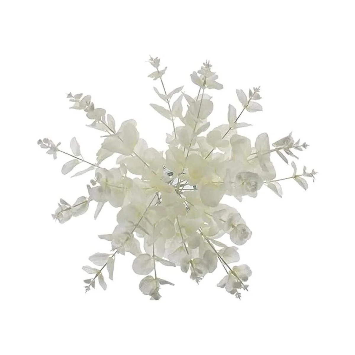 Tinsow 5 ramas artificiales de eucalipto al tacto real_3