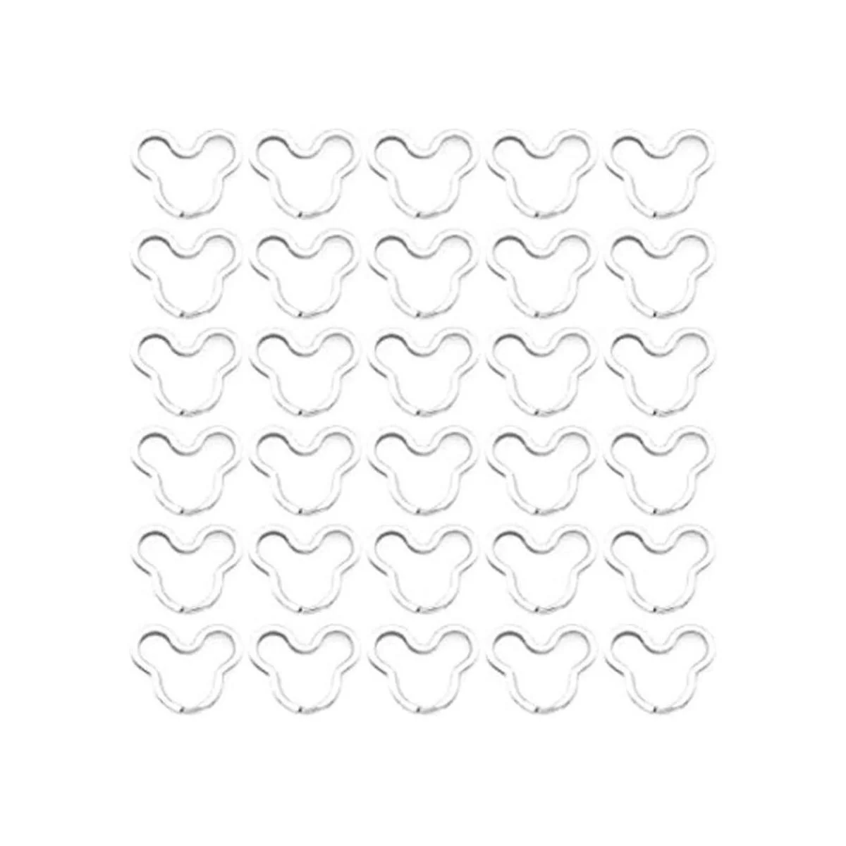 Lind Kitchen Llaveros de metal con forma de Mickey Mouse_1