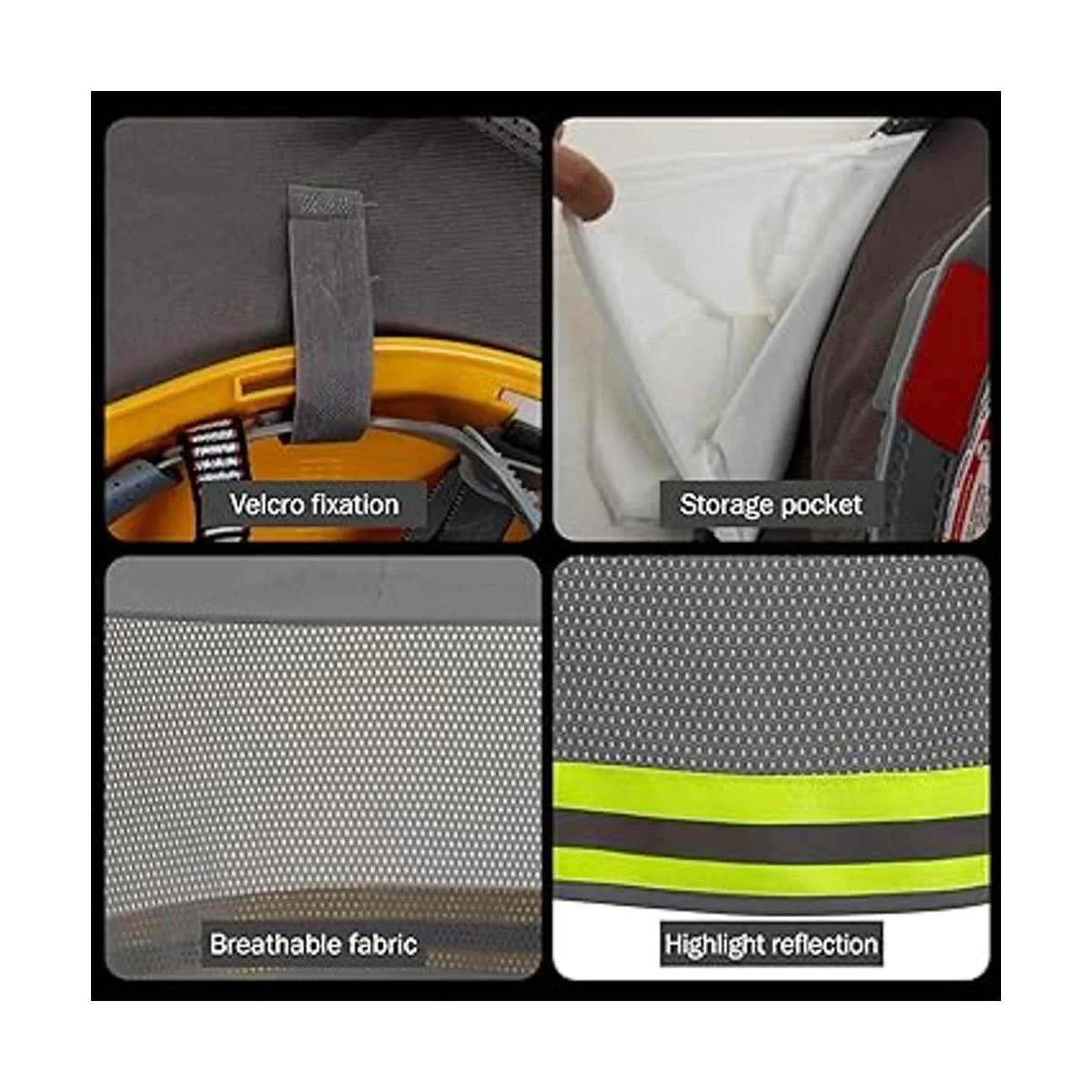 TCCFCCT Parasol para sombrero duro protección solar de_4