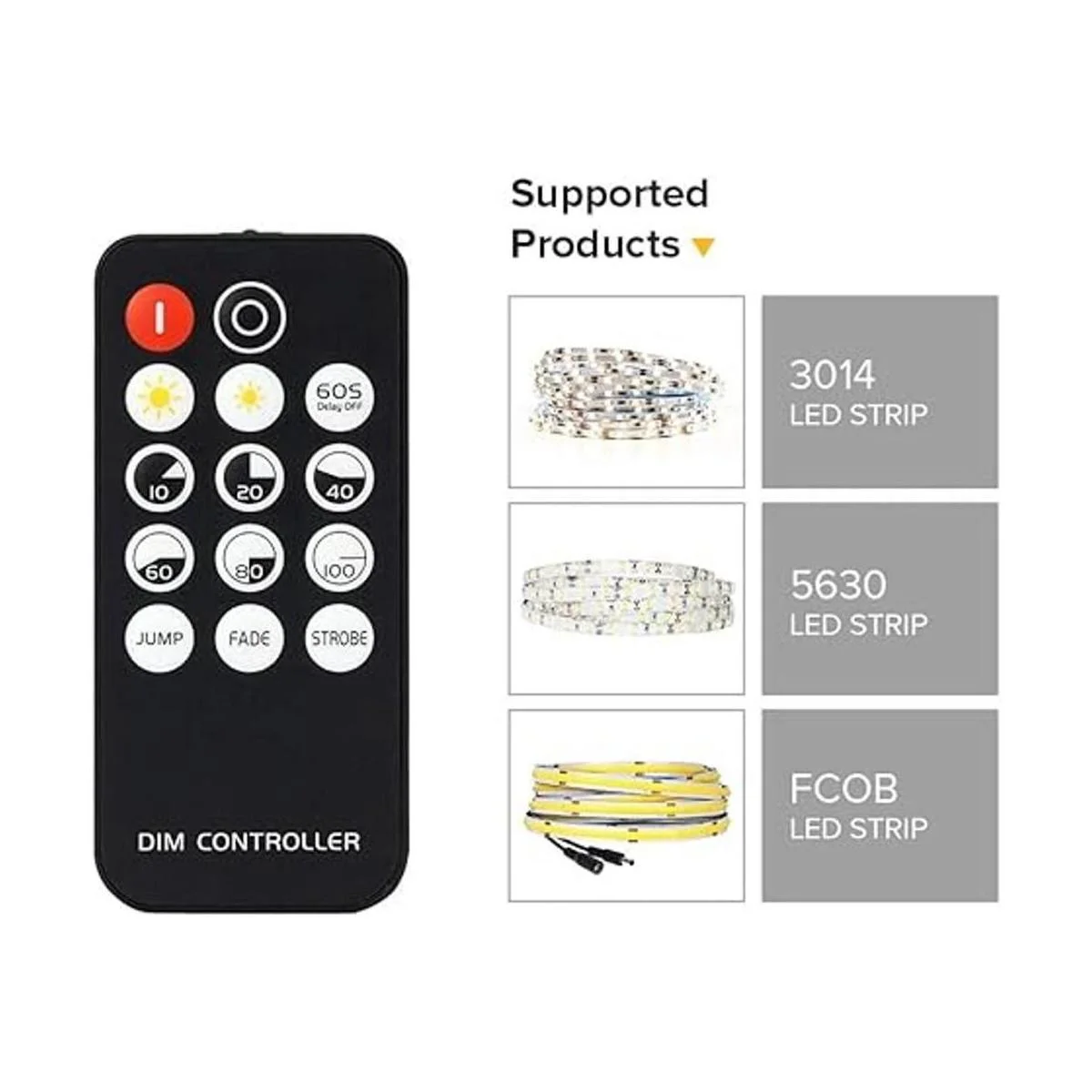 BTFLIGHTING Mini controlador de regulador RF de 14 teclas_3