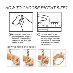 Aiyidi Collar de cadena fuerte chapado en oro de 18_5