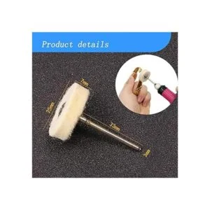 Luo ke 20 unidades de rueda de pulido de fieltro de lana_2