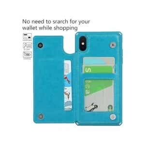 Cavor Funda para iPhone Xs Max funda para tarjetero tipo_3