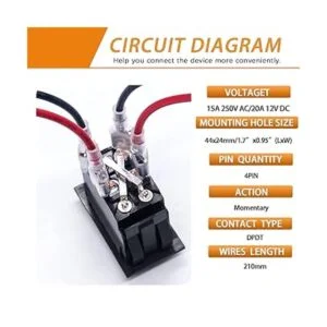 mankk Interruptor basculante momentáneo de polaridad_2