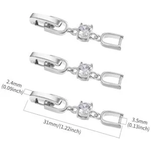 MEEDOZ Extensores de collar y pulsera 3 piezas de_2