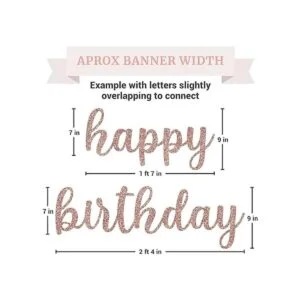 Cartel de feliz cumpleaños preencordado sin bricolaje_7