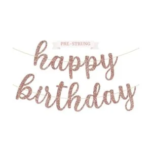 Cartel de feliz cumpleaños preencordado sin bricolaje_1