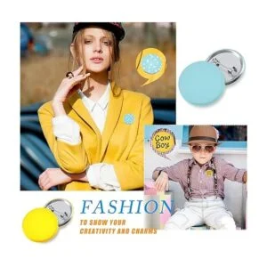 300 piezas de suministros para hacer botones en blanco_7