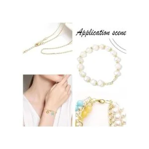 Benecreat 30 cierres de langosta chapados en oro de 18_7