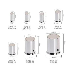 Teansic Kit de 50 piezas de casquillos AWG 10 de alambre_2