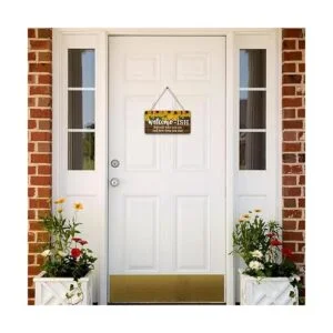 Letrero de bienvenida con diseño de girasol de PETCEE para_3