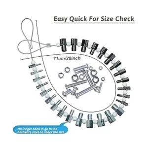 Verificador de rosca de tuerca y pernos juego completo_2