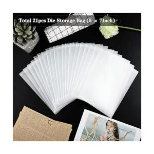 21 bolsas transparentes para sello y soporte de papel de_4