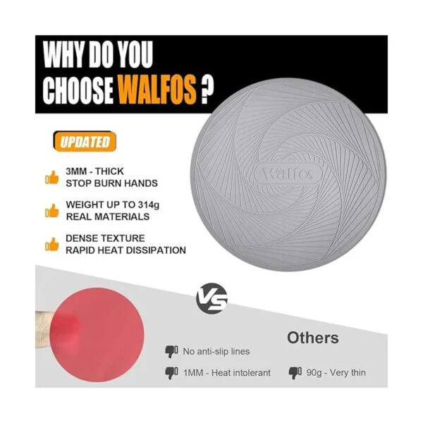 Walfos Tapetes de silicona para microondas resistentes_4