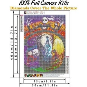 Jack and Sally Pintura de diamantes para Halloween de 12_3