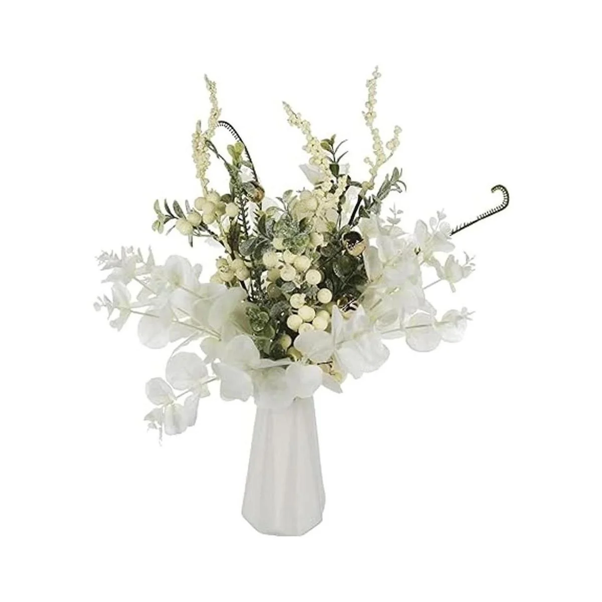 Tinsow 5 ramas artificiales de eucalipto al tacto real_7