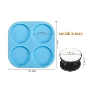 Molde de agarre para teléfono 4 círculos de resina epoxi_2