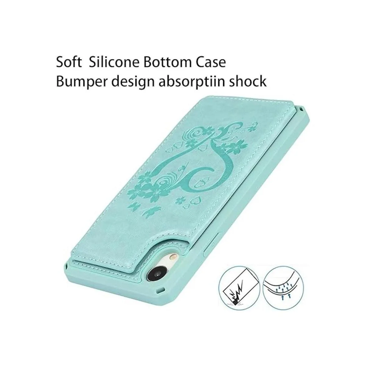 Cavor Funda para iPhone XR funda para tarjetero tipo_5